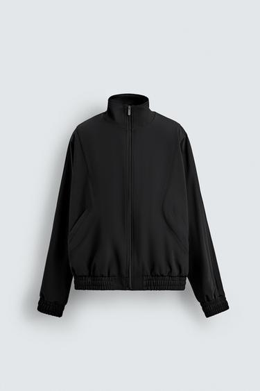 RELAXED FIT TECHNICAL JACKET - Black by Zara - Image 0