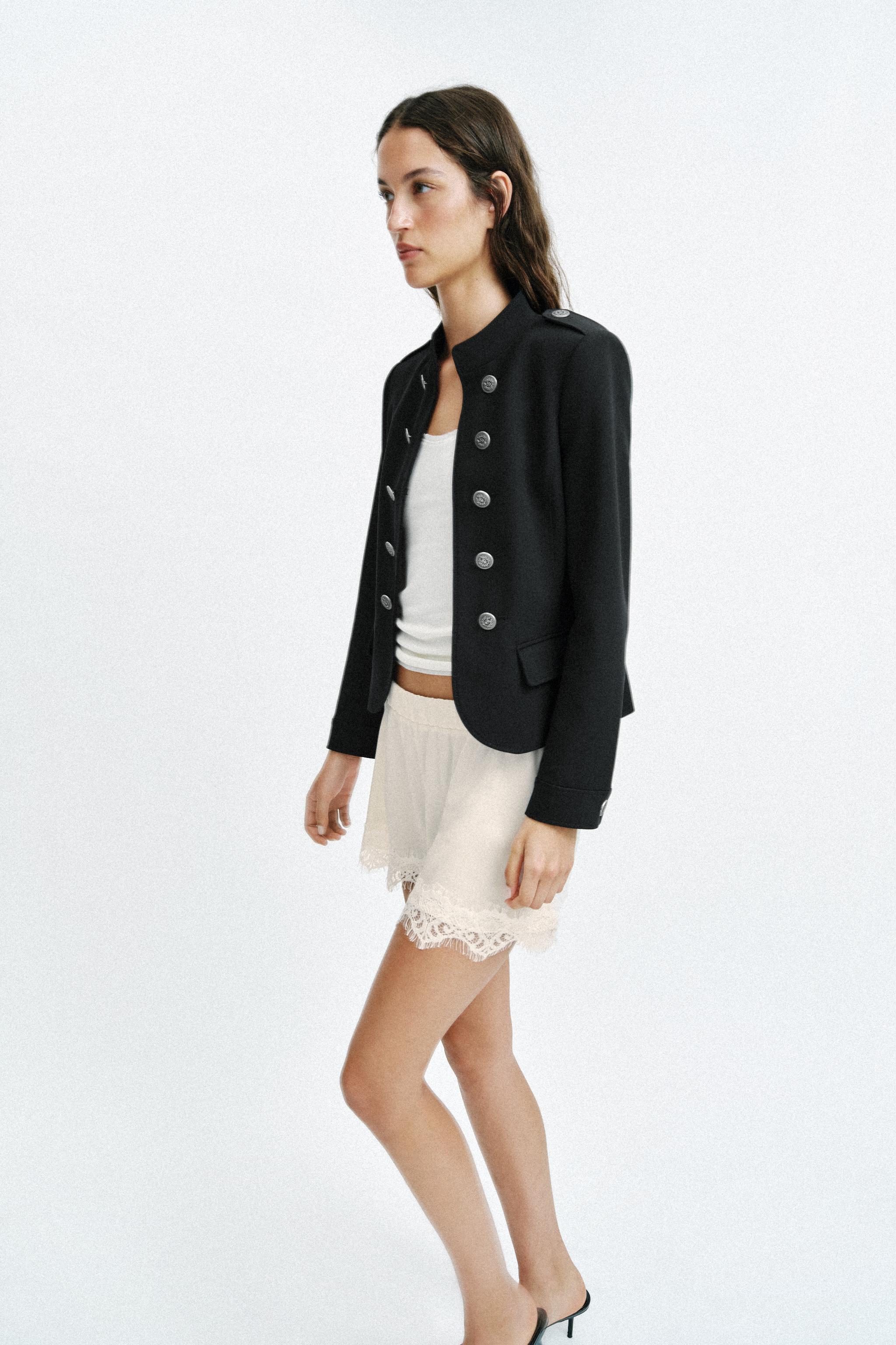 LACE TRIM SATIN SHORTS