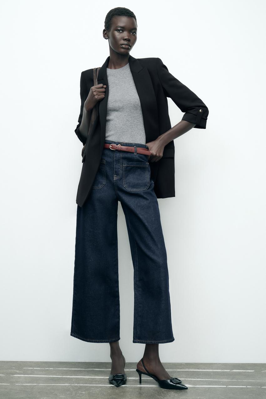 ロールアップスリーブブレザー - ブラック | ZARA Japan / 日本 