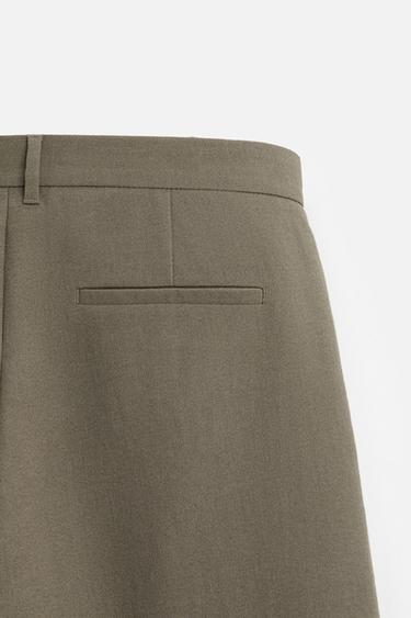 RELAXED FIT TROUSERS WITH POCKETS - Khaki by Zara - Image 10