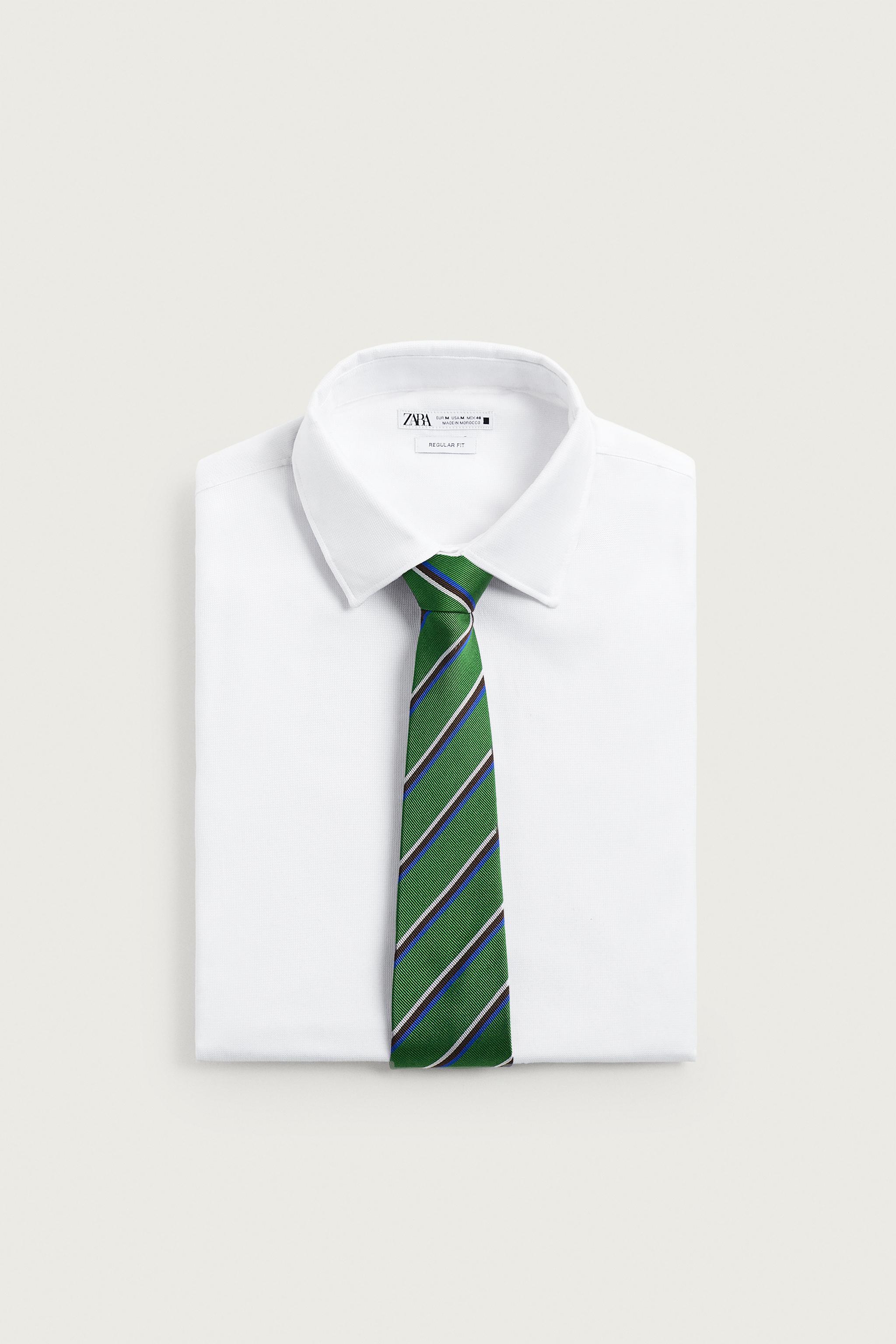 100% SILK STRIPED TIE