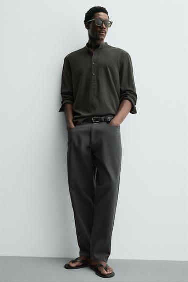 JEAN STRAIGHT FIT - Gris de Zara - Image 5