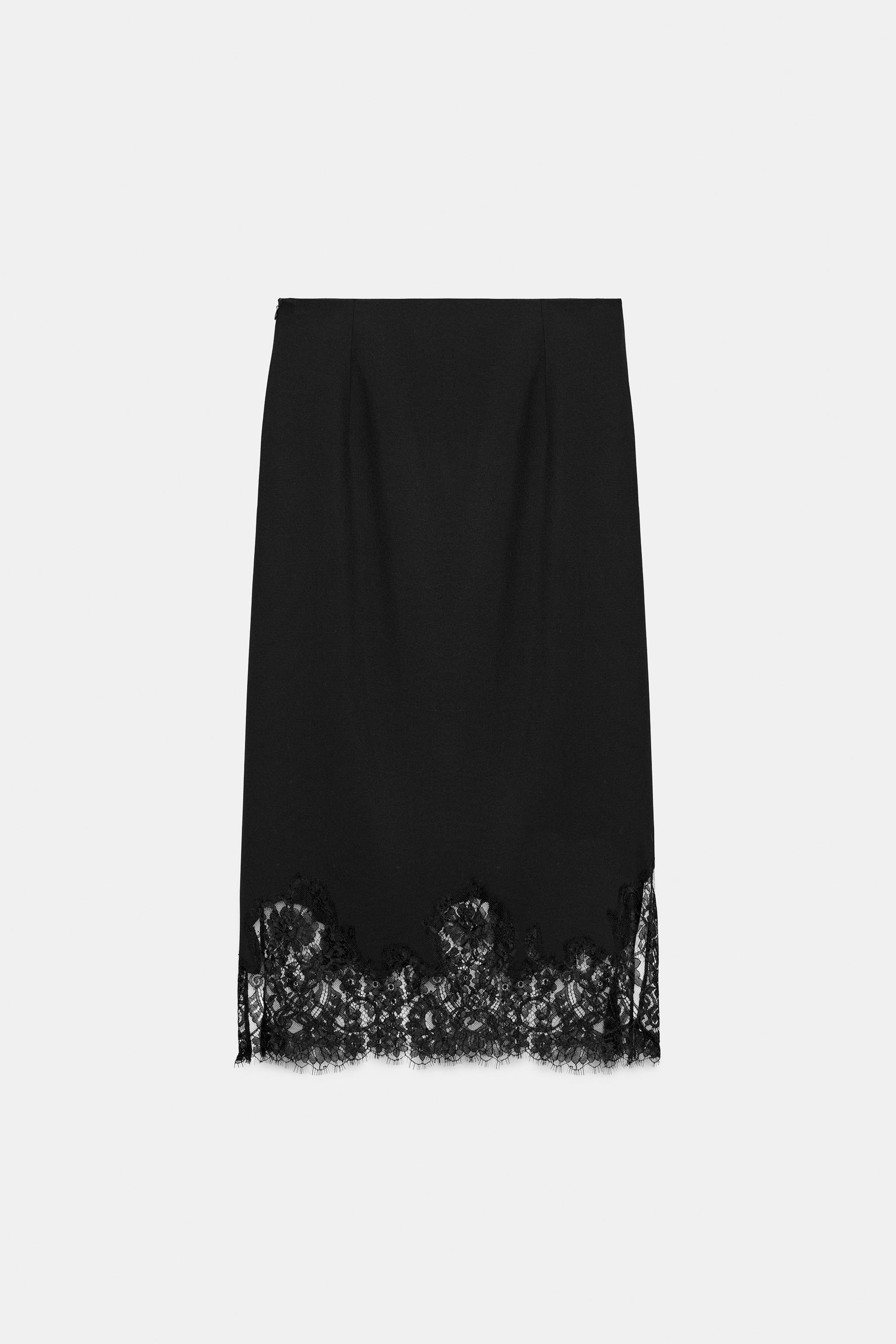 ZW COLLECTION LACE MIDI SKIRT