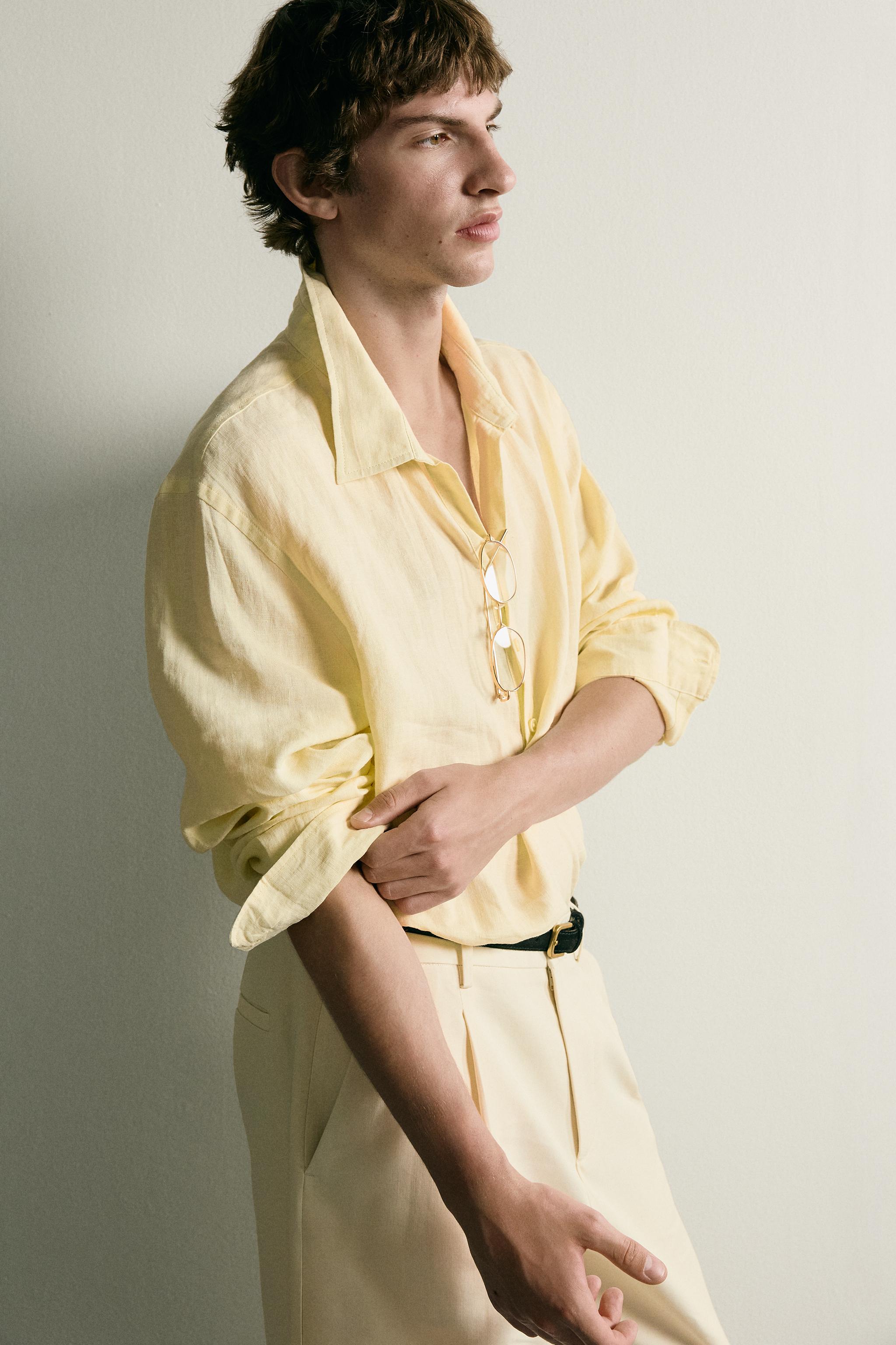 100% LINEN POLO SHIRT