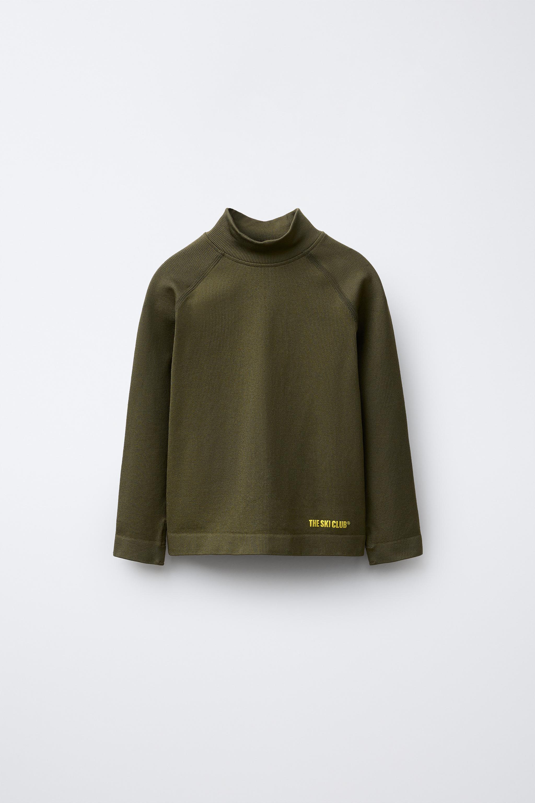 BREATHABLE SKI COLLECTION T-SHIRT - Khaki | ZARA United States