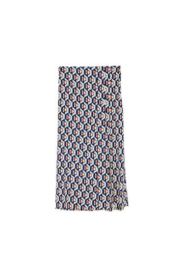 MIDI BOX PLEAT SKIRT