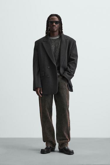 SHORT COAT - Anthracite Grey by Zara - Image 0