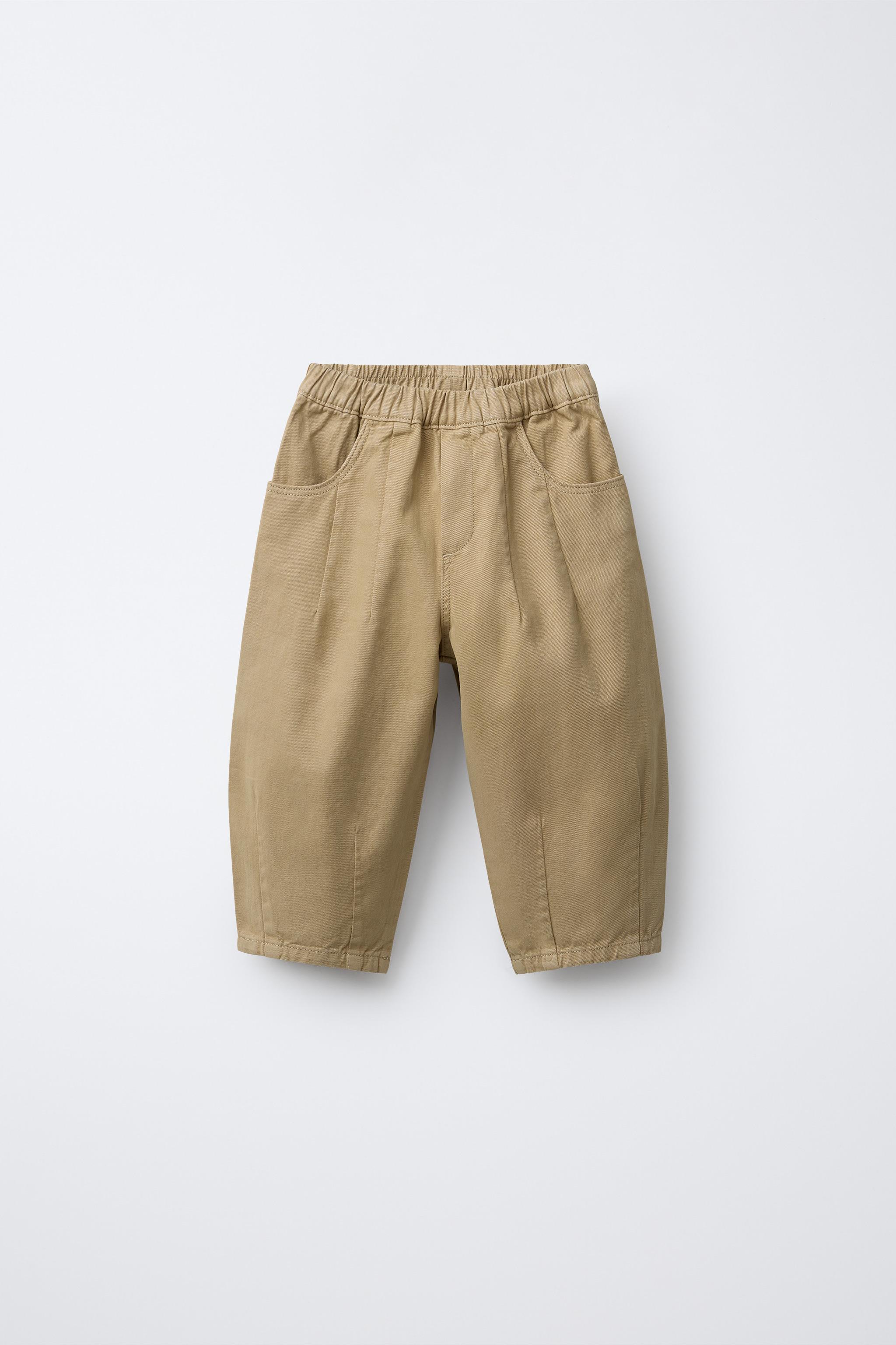 PANTALON BAGGY À PLIS SOFT TOUCH
