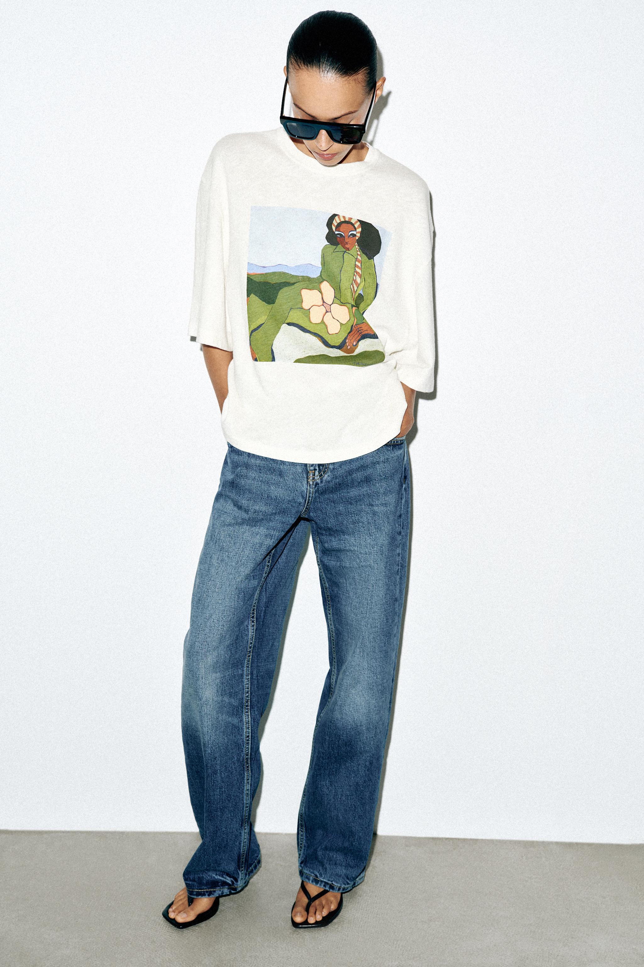 CORTNEY RUSTIC T-SHIRT — Ecru