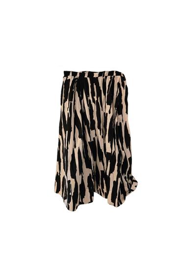 PRINTED MIDI SKIRT