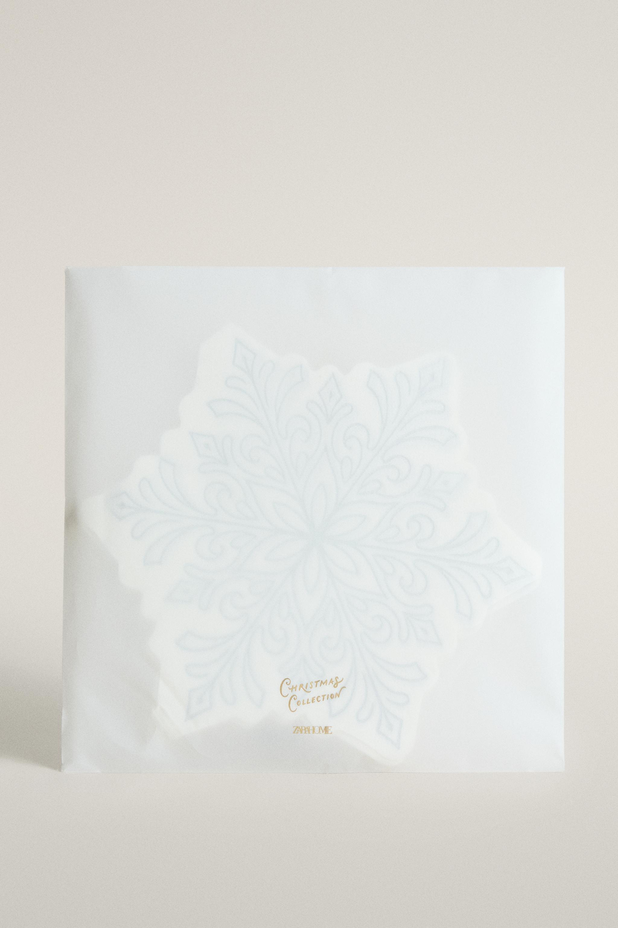 PACK OF CHRISTMAS PAPER SNOWFLAKE NAPKINS (PACK OF 20)