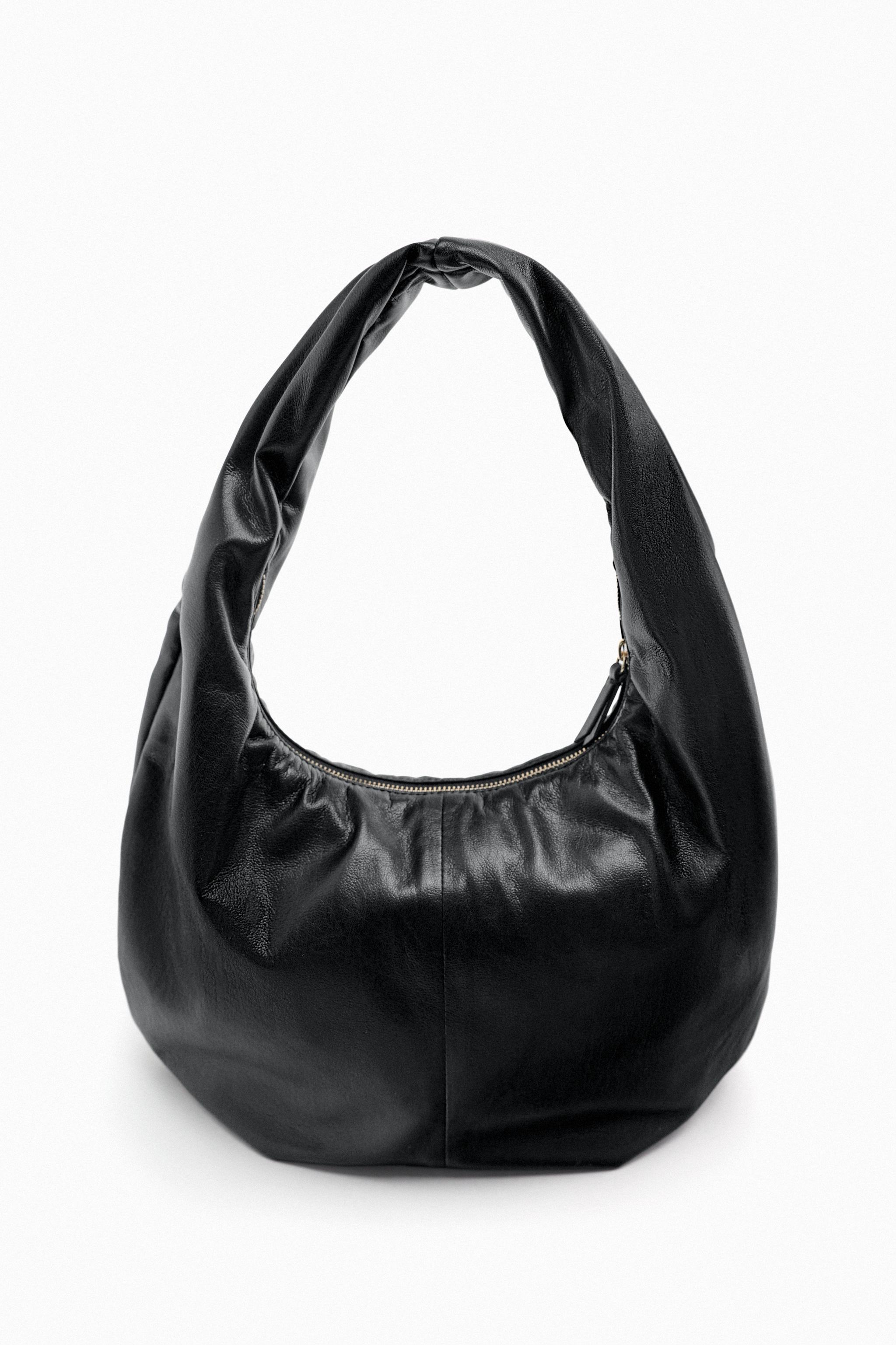 ZARA ザラ オーバル バケット バッグ - メルカリ