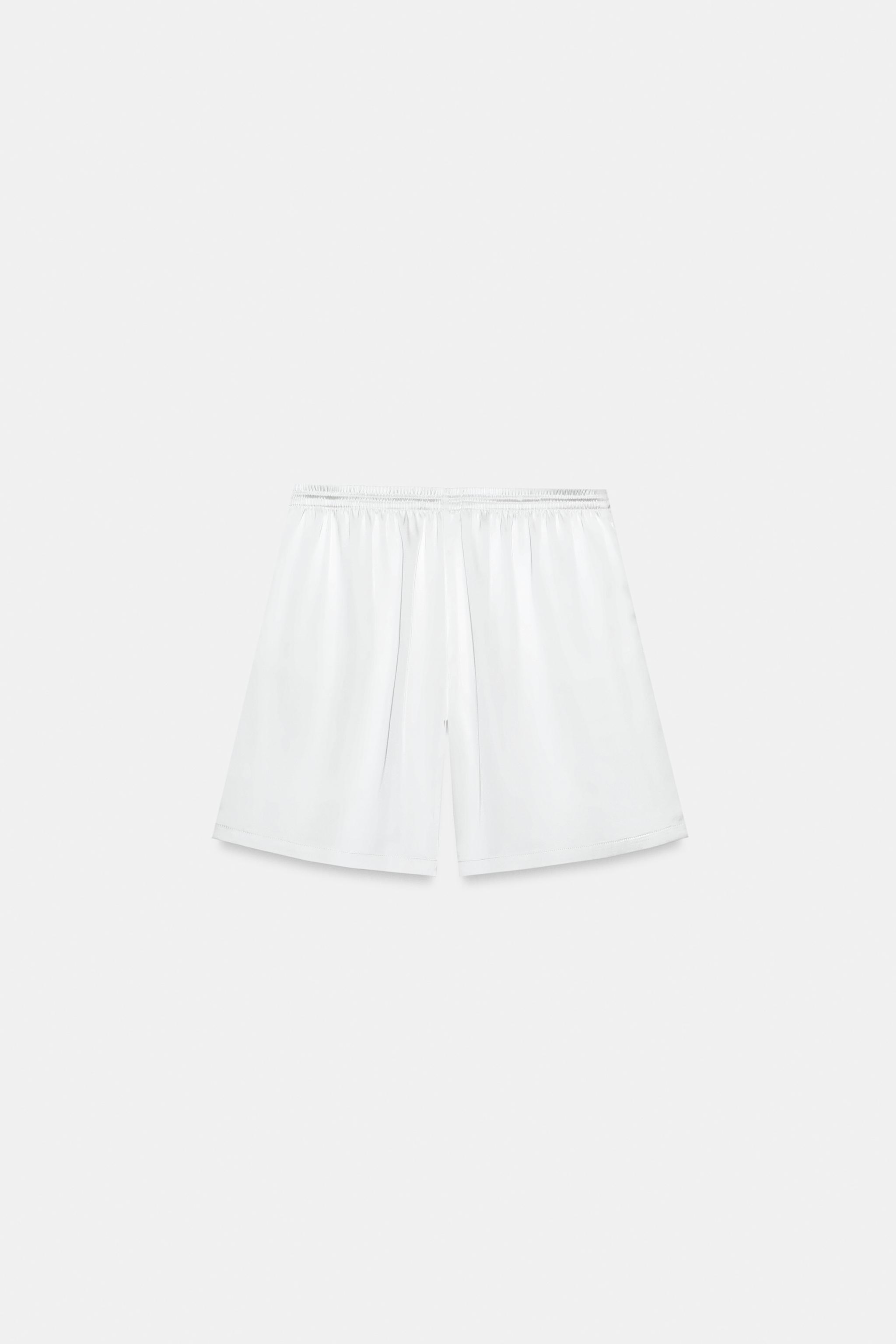 SATIN EFFECT STOPPER SHORTS