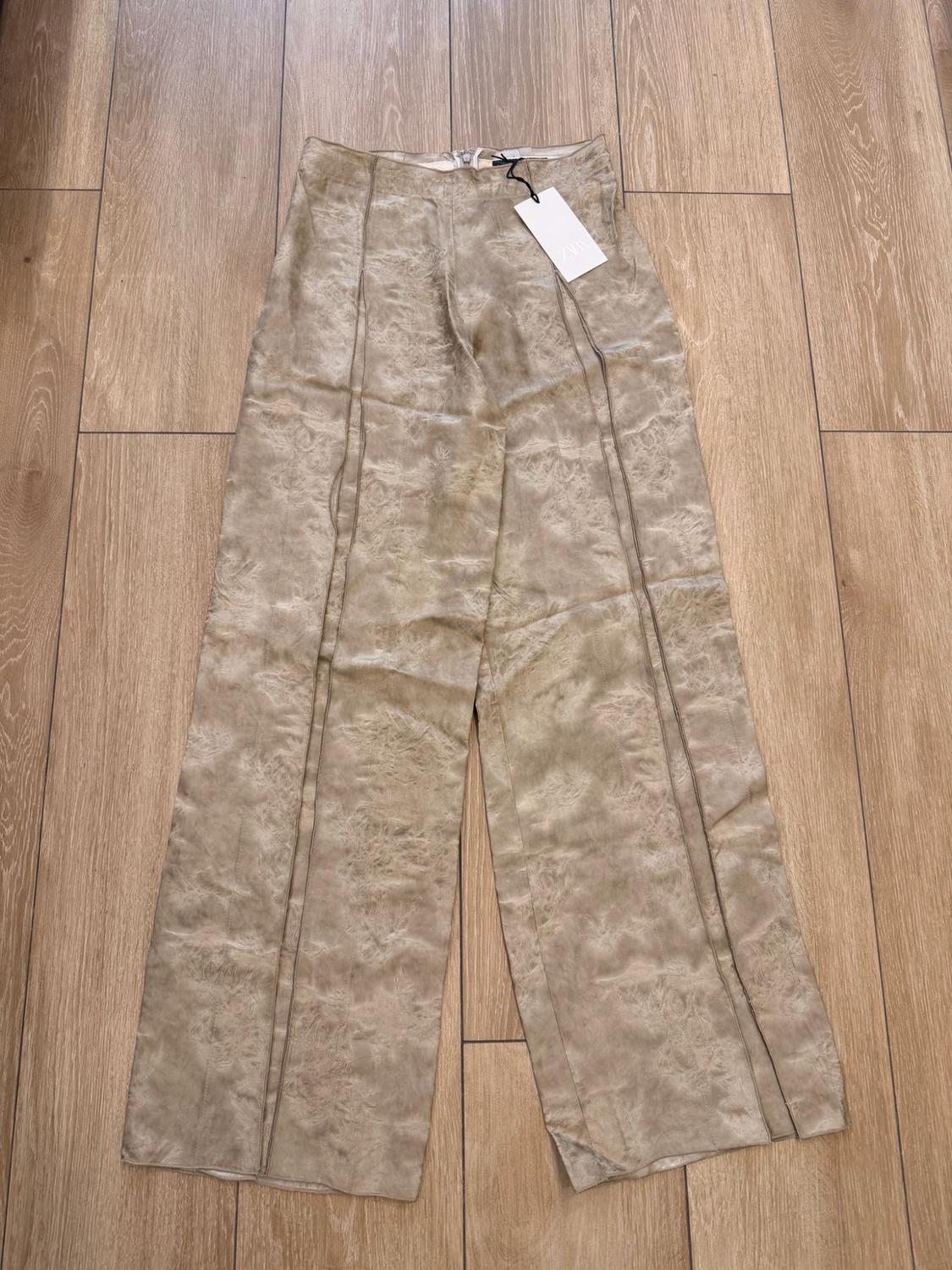 ZW COLLECTION WIDE-LEG JACQUARD TROUSERS - Image 2
