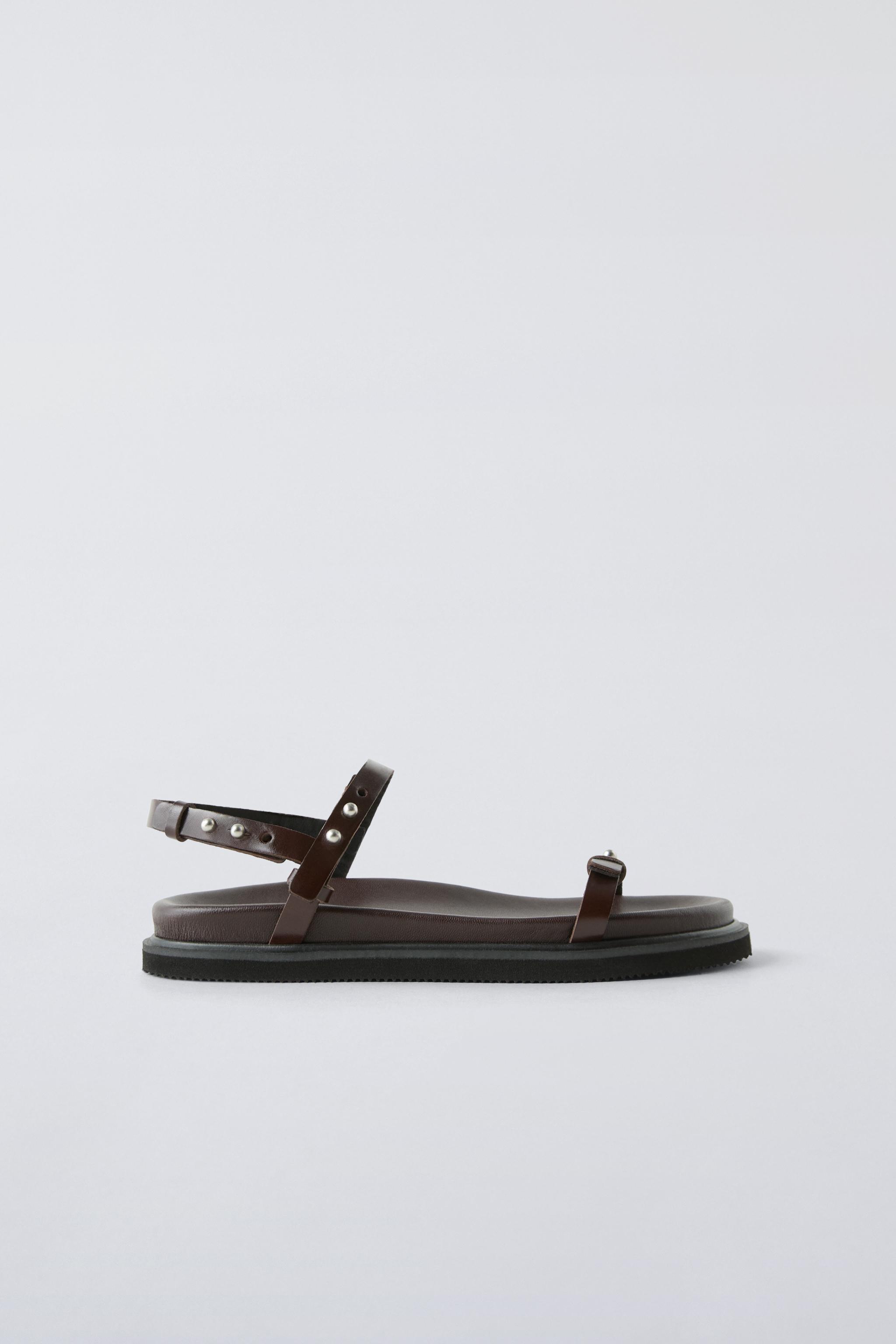 ZARA leathers outlet sandals size 9.5