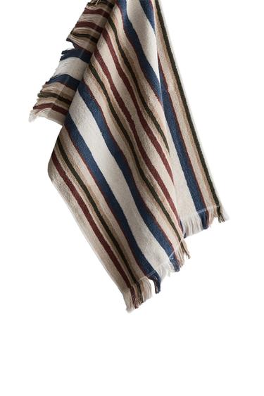 STRIPED TERRYCLOTH TEA TOWEL - Blue by Zara