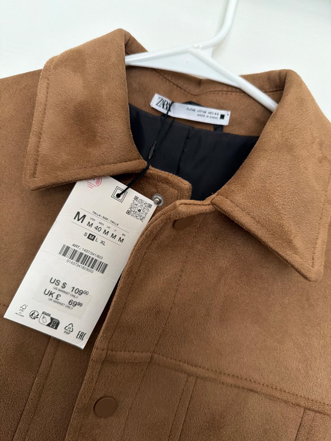 FAUX SUEDE JACKET - Image 3