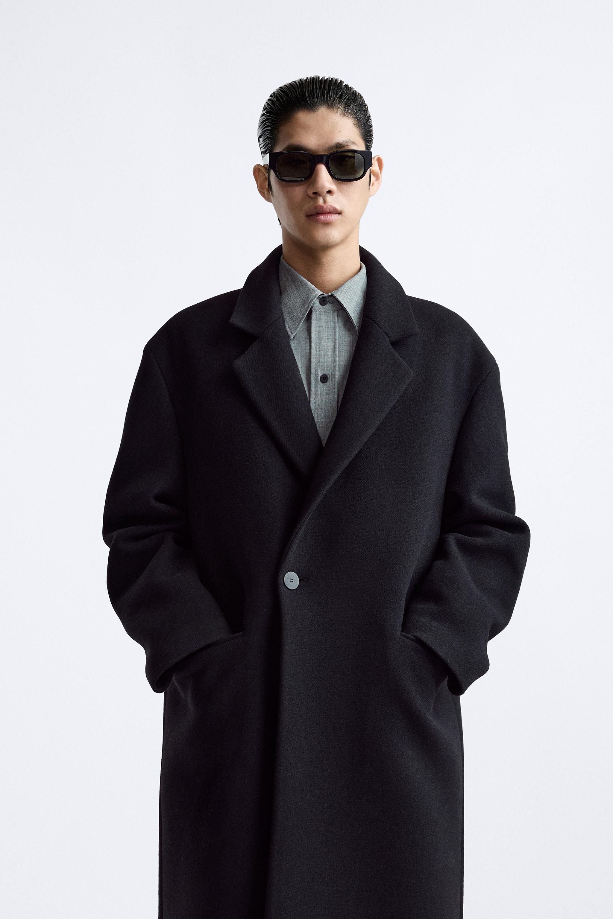 OVERSIZE COAT - X STUDIO NICHOLSON - Black | ZARA United Kingdom