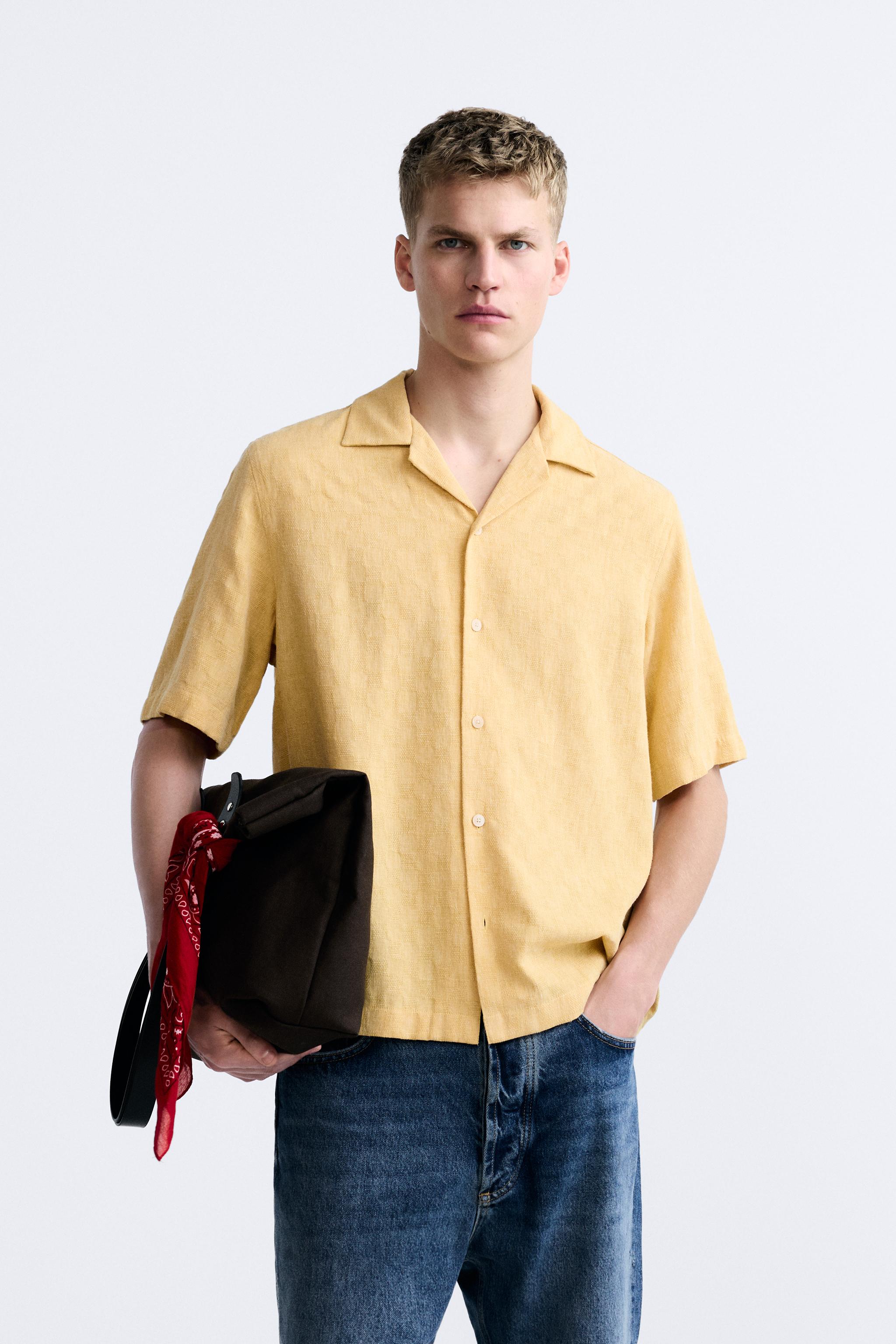 Zara mens clearance short sleeve shirt