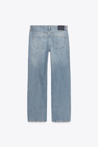 JEAN ZW COLLECTION DROIT RAYURES TAILLE MOYENNE - Bleu de Zara - Image 10