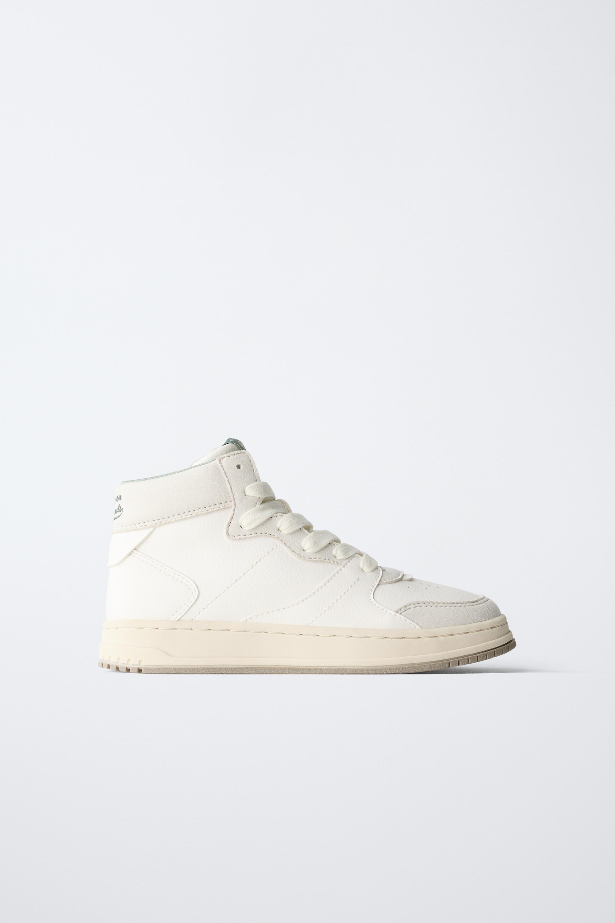 ヒラルページ ベーシックハイカットスニーカー - ホワイト | ZARA Japan / 日本