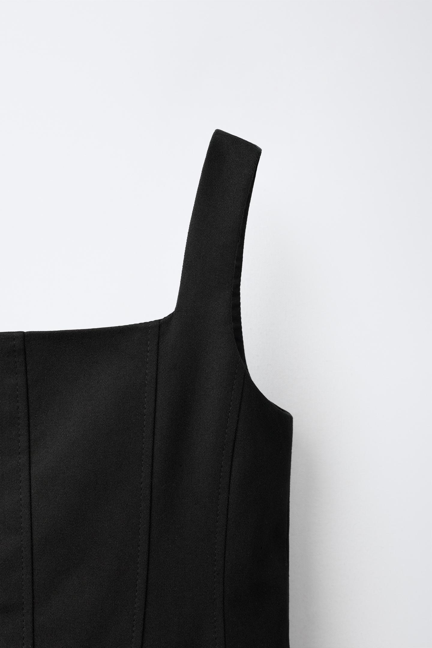 Детское платье Zara Balloon-Skirt, цвет: Антрацитовый серый — фото 3