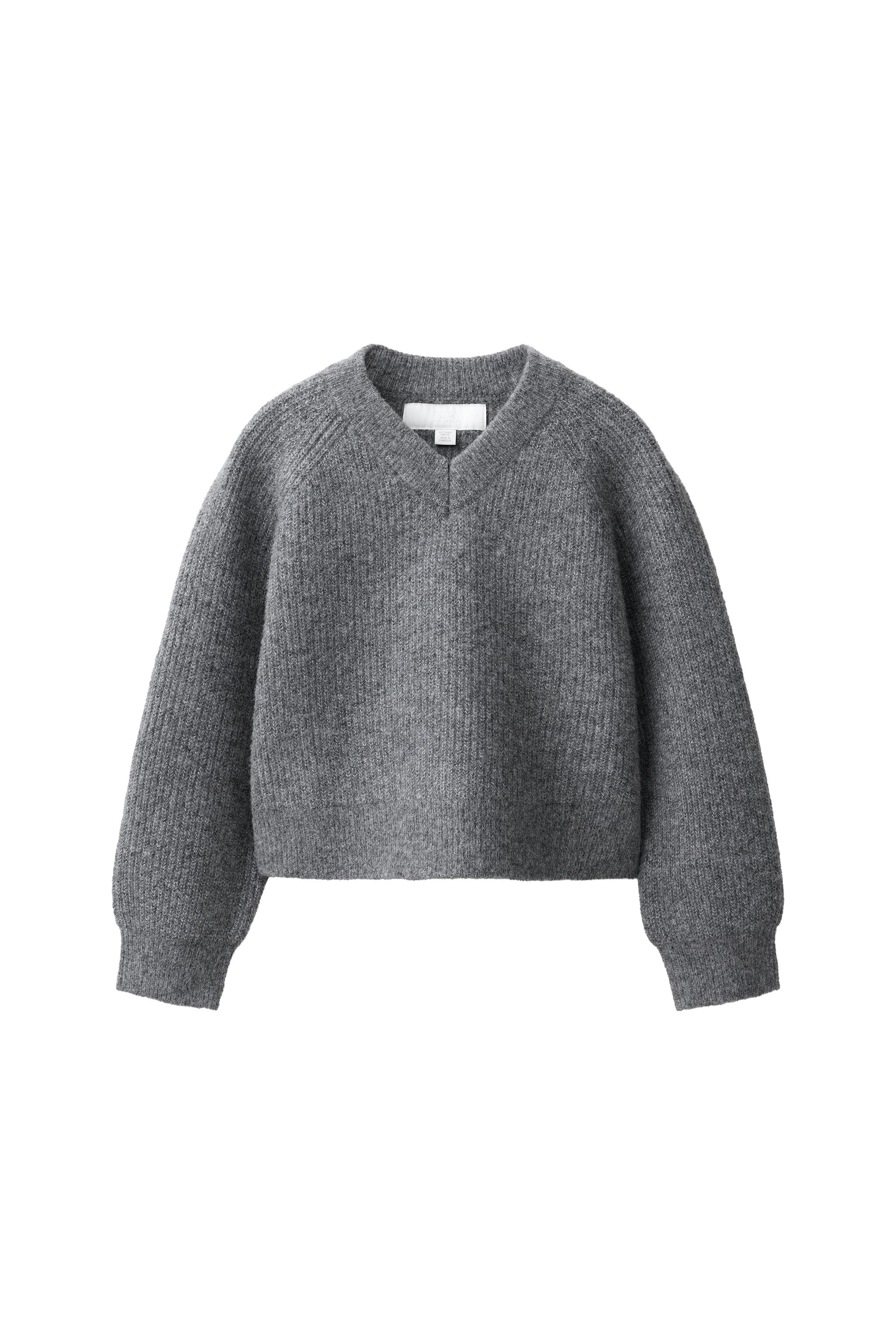 PLAIN KNIT JUMPER - Eggplant | ZARA United States