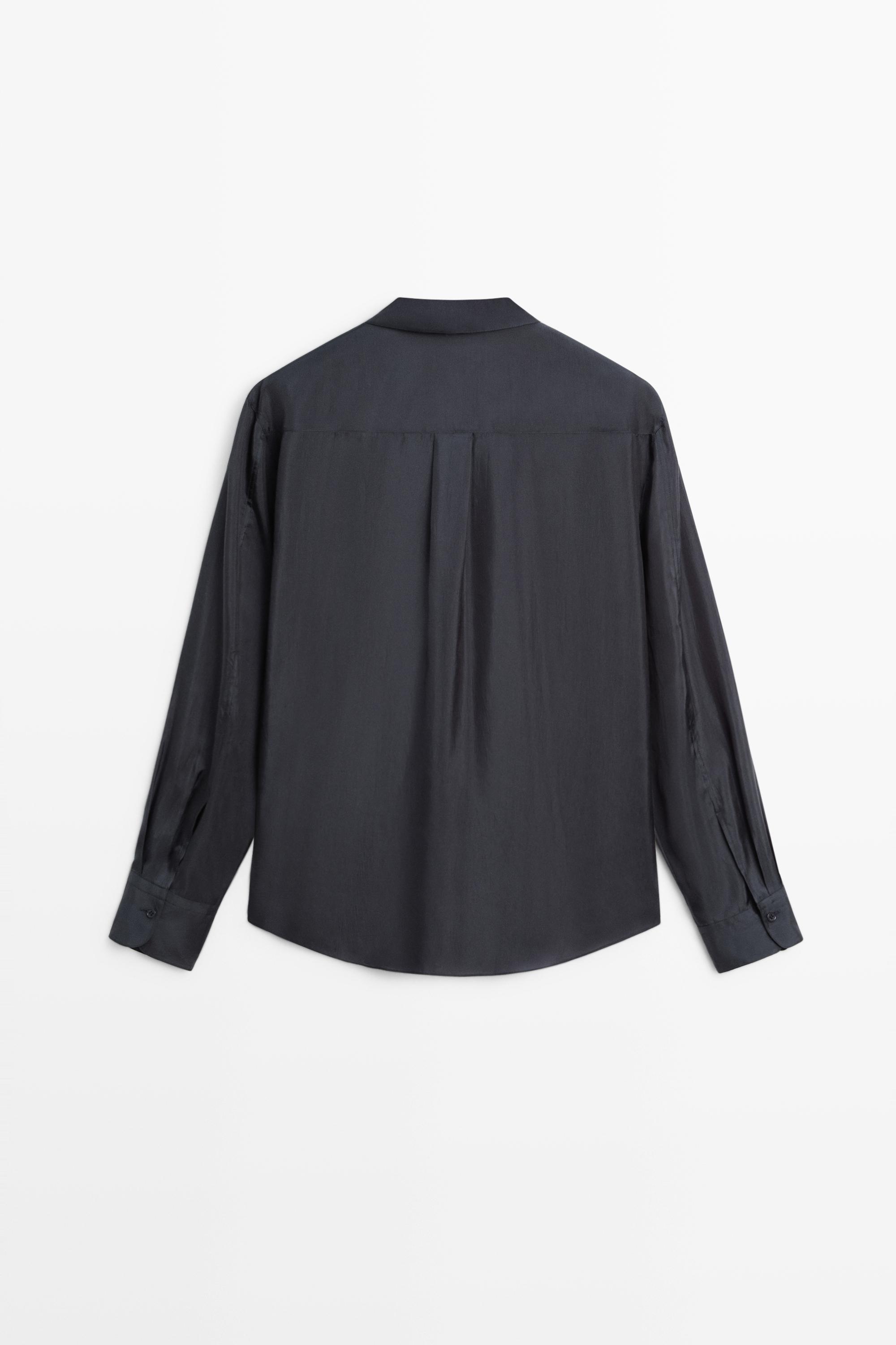 Chemise fluide à poche