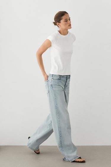 100% Cotton Short Sleeve Raglan T-Shirt — Oyster-white 1
