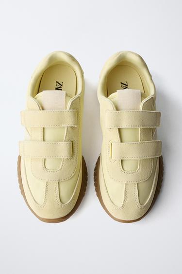 CHAUSSURES DE SPORT AVEC VELCROS - Jaune de Zara - Image 4