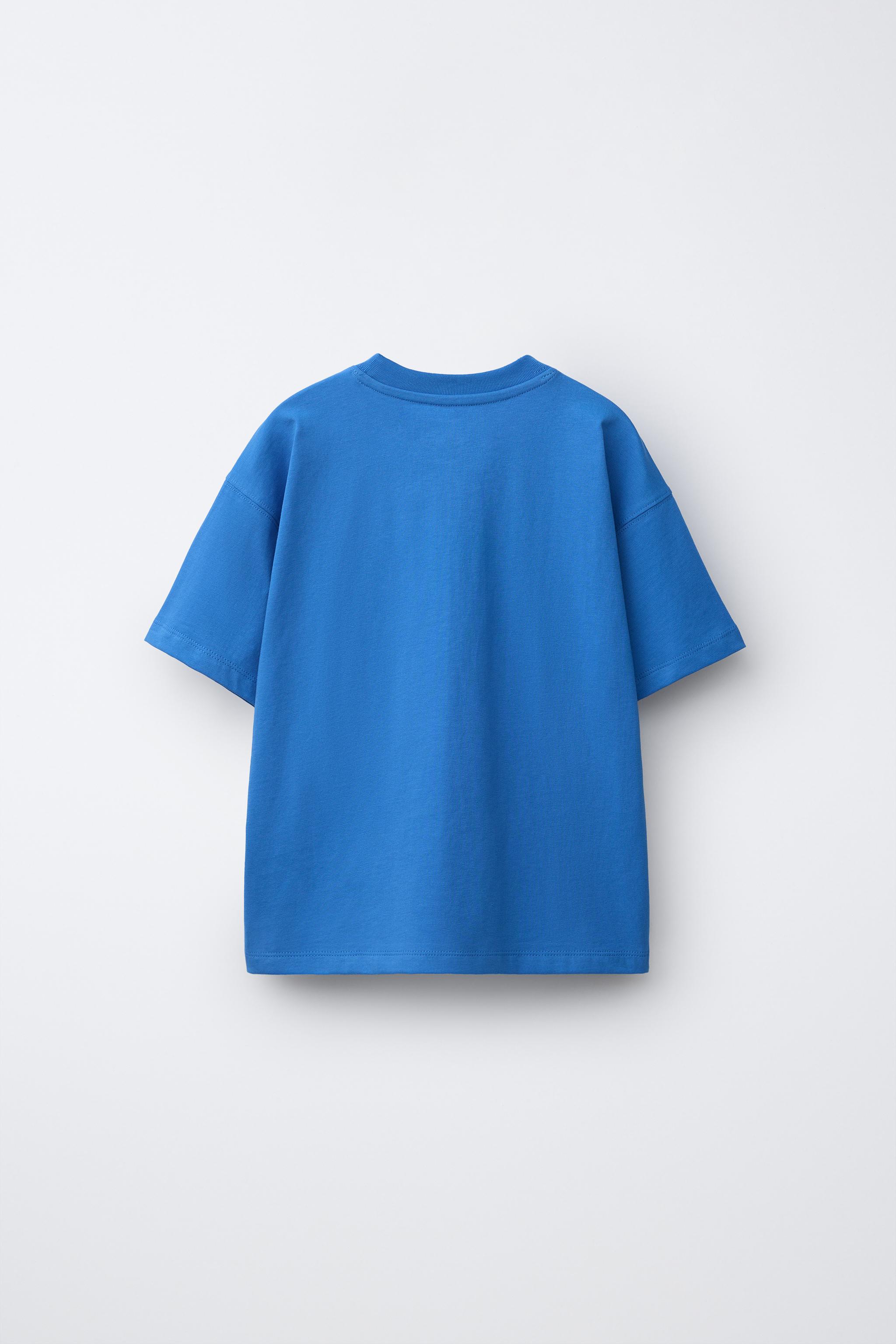 PLAIN T-SHIRT — Deep blue