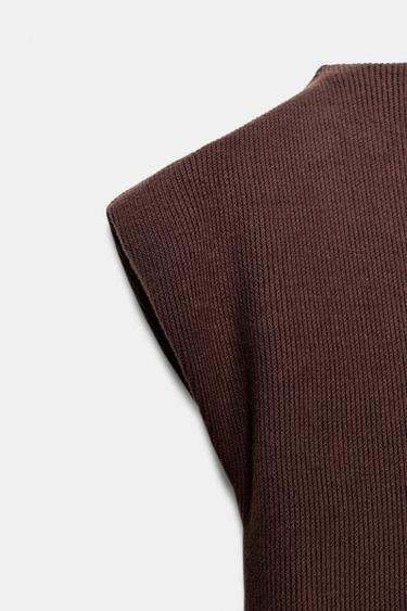 ROBE BIMATIÈRE SOFT - Marron foncé de Zara - Image 7