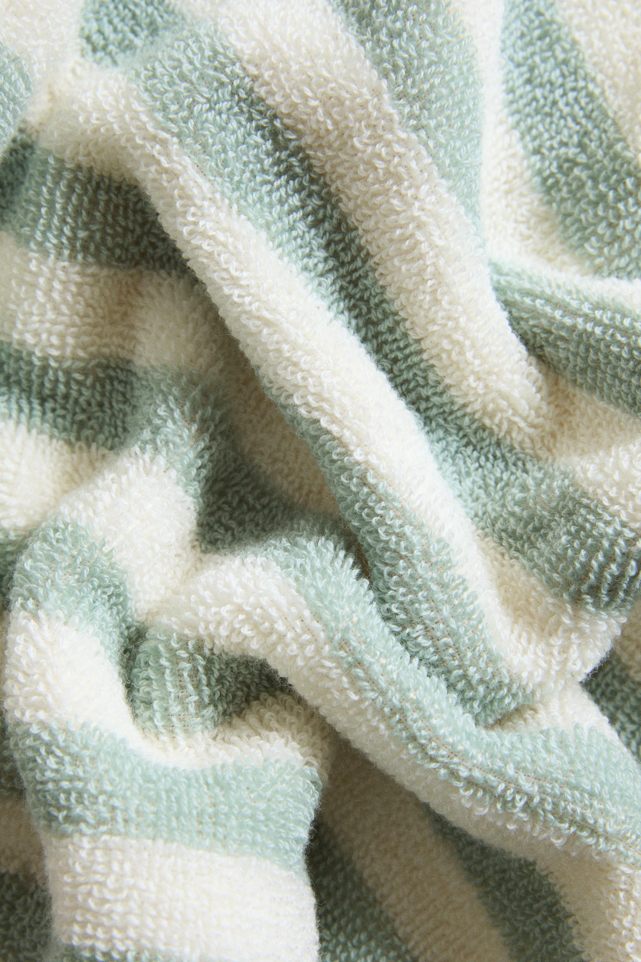 SERVIETTE DE BAIN RAYURES RÉVERSIBLE