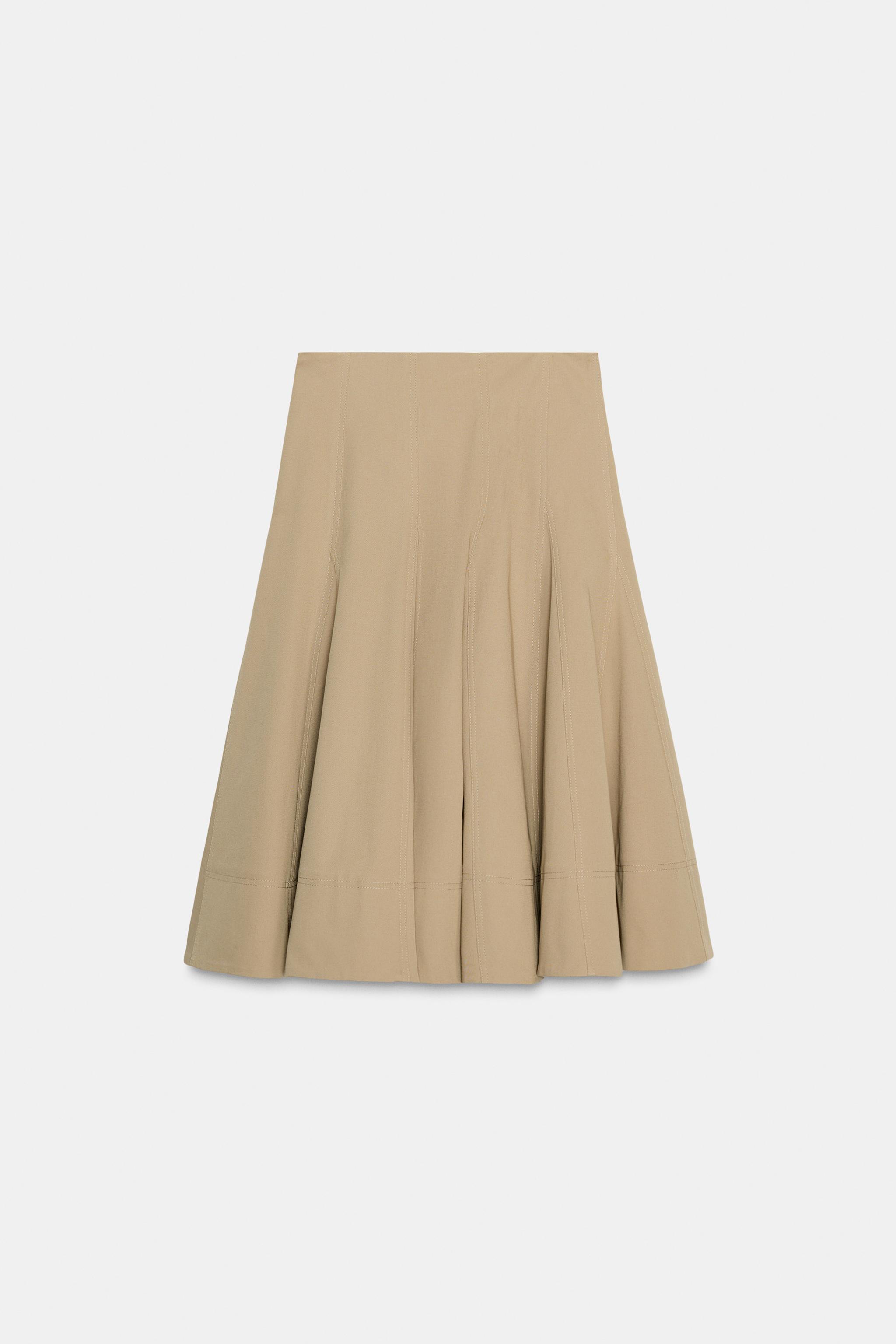 TRENCH MIDI SKIRT ZW COLLECTION