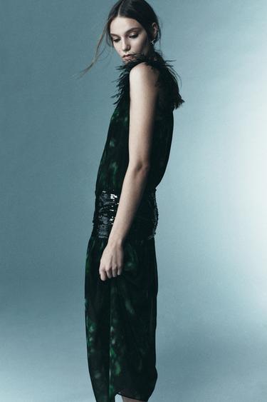 LIMITED EDITION COMBINED PRINTED DRESS - Printed by Zara - Image 2