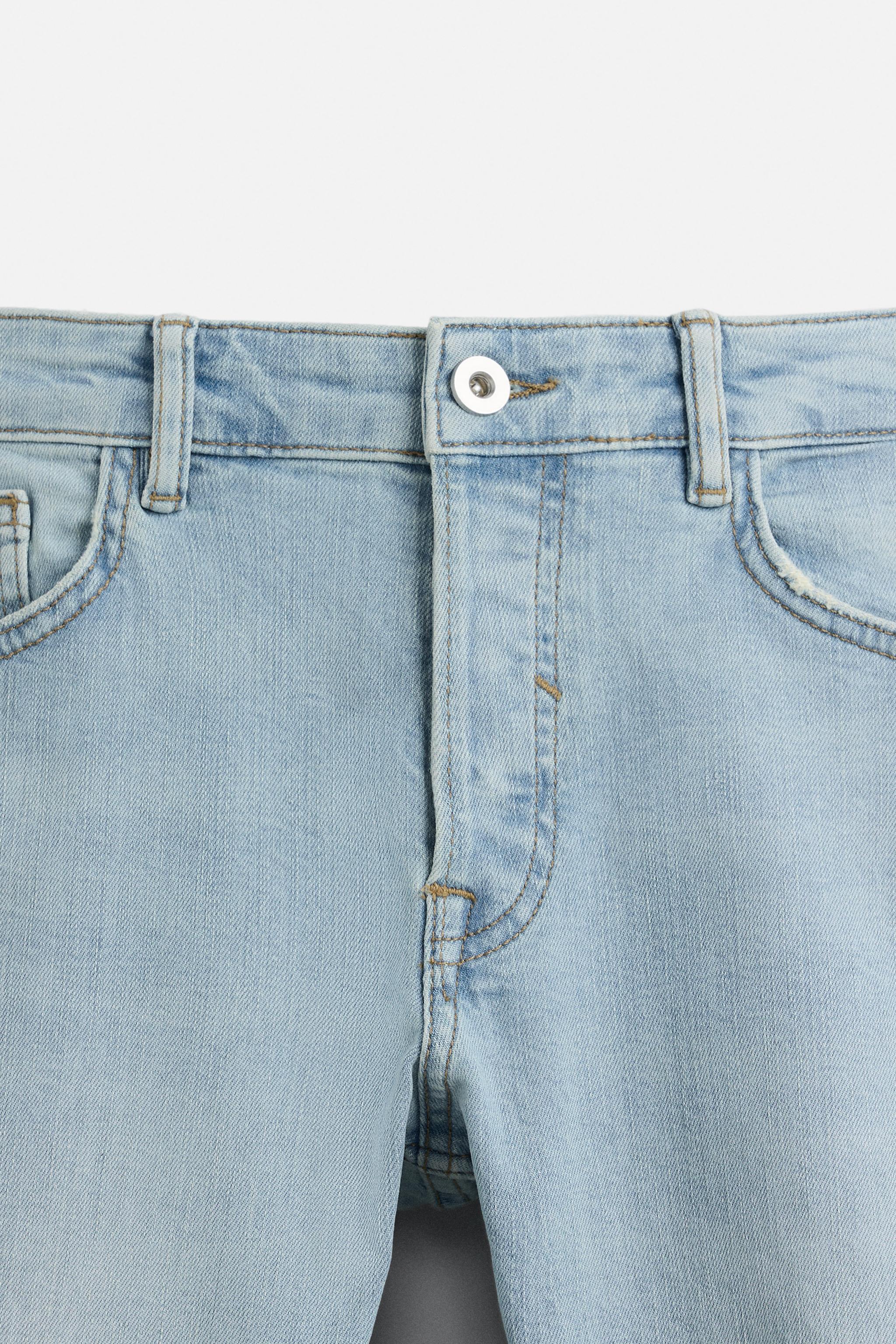 RIPPED SKINNY JEANS - Light blue | ZARA United States RIPPED SKINNY JEANS - Light blue | ZARA United States