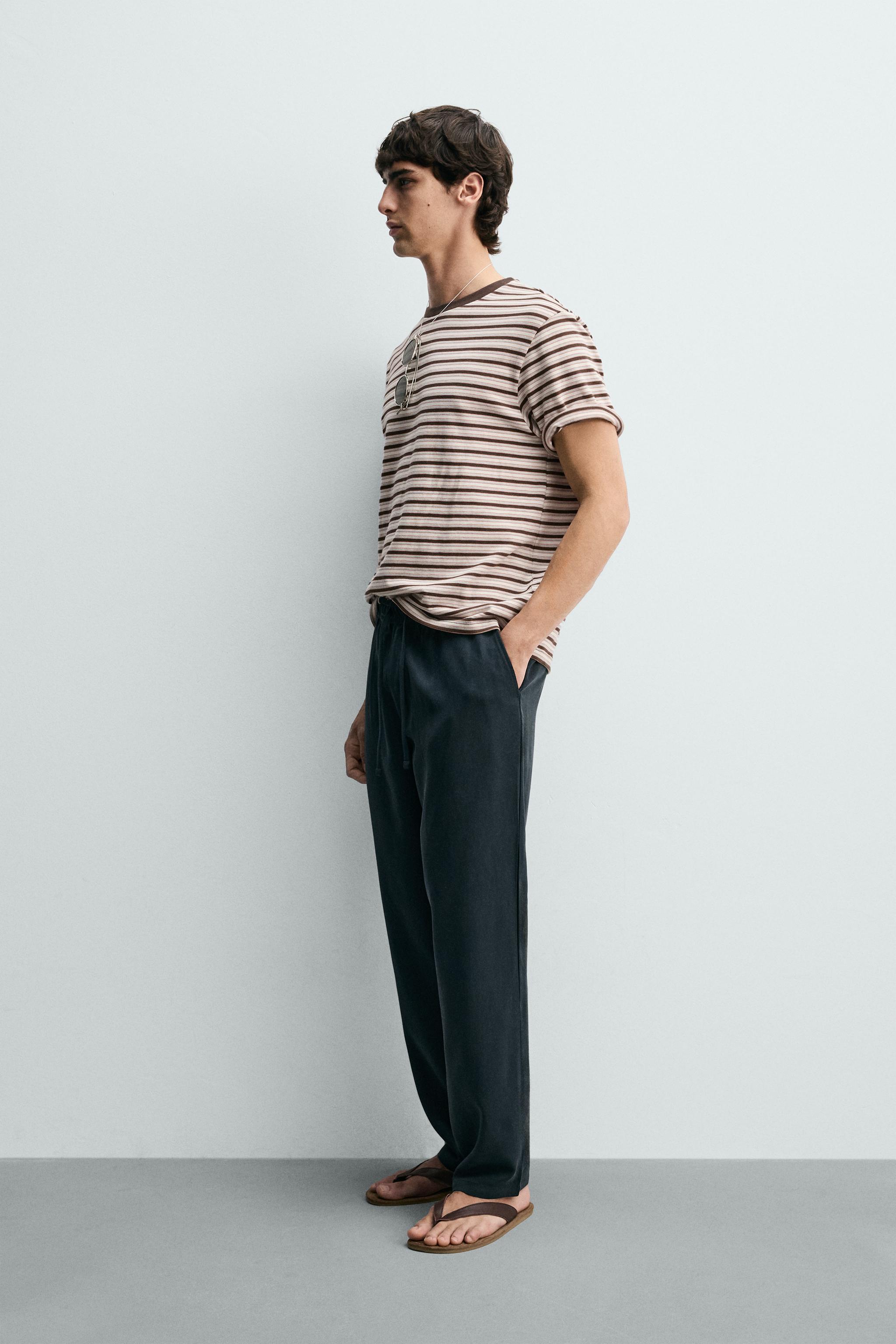 100% LYOCELL REGULAR FIT PANTS