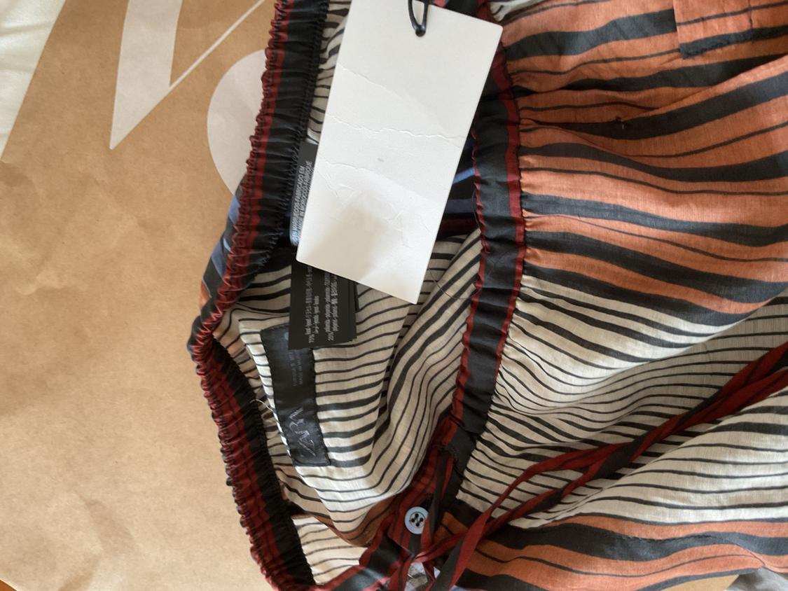 ZW COLLECTION STRIPED PYJAMA-STYLE TROUSERS - Image 5