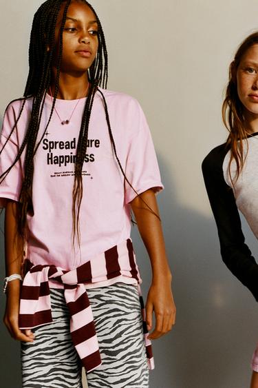 GRAFFITI BEAR T-SHIRT - Mid-pink by Zara