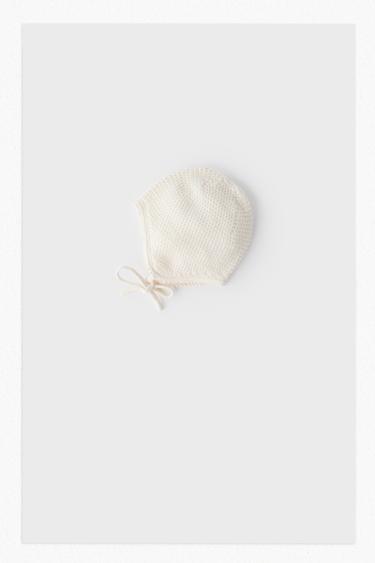 OGRINJALO S TEKSTURO IZ BOMBAŽA IN SVILE - Ekru barva od Zare