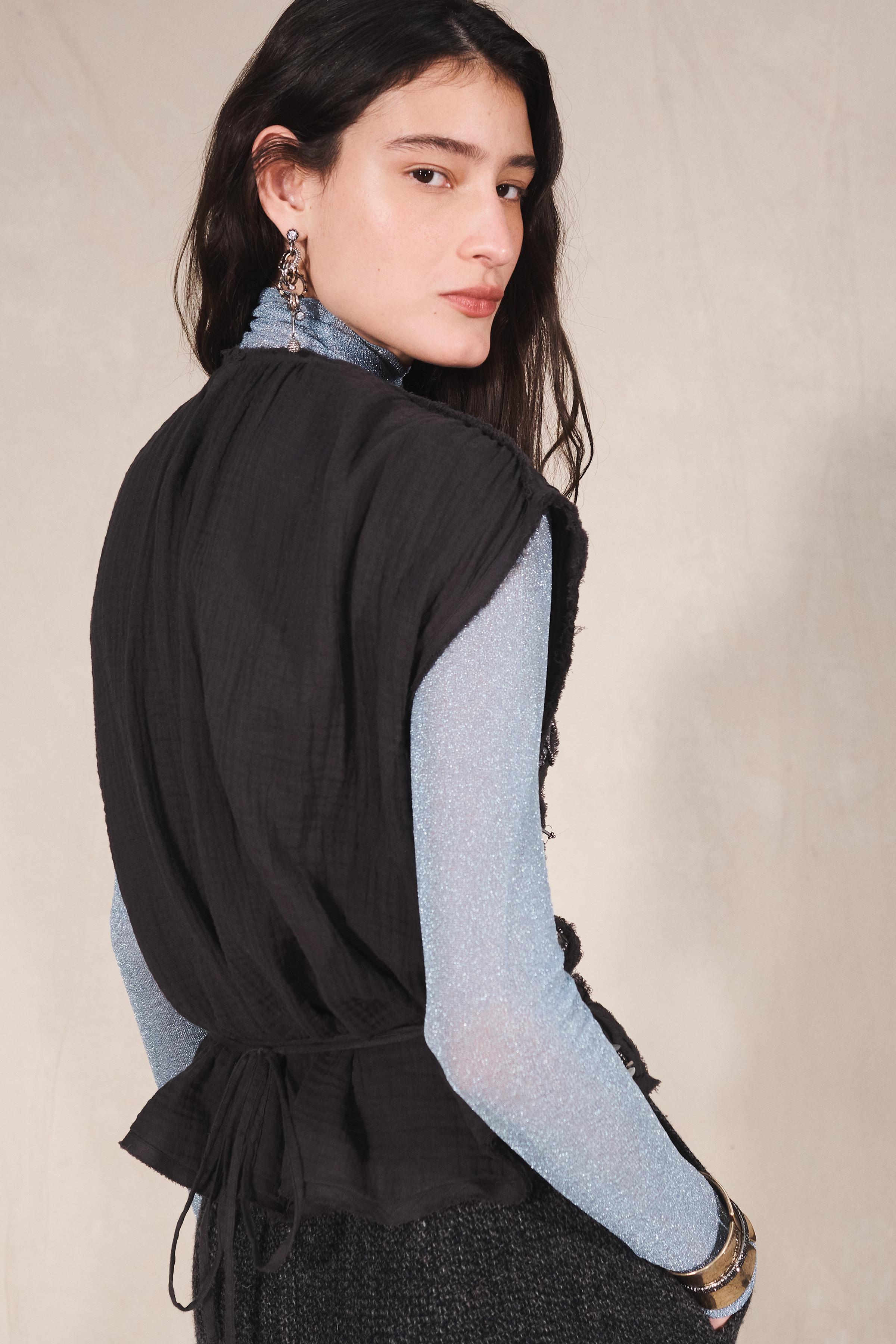 LIMITED EDITION BEADED EMBROIDERED TOP