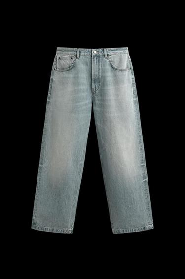 BAGGY-FIT-JEANS - Wasserblau von Zara
