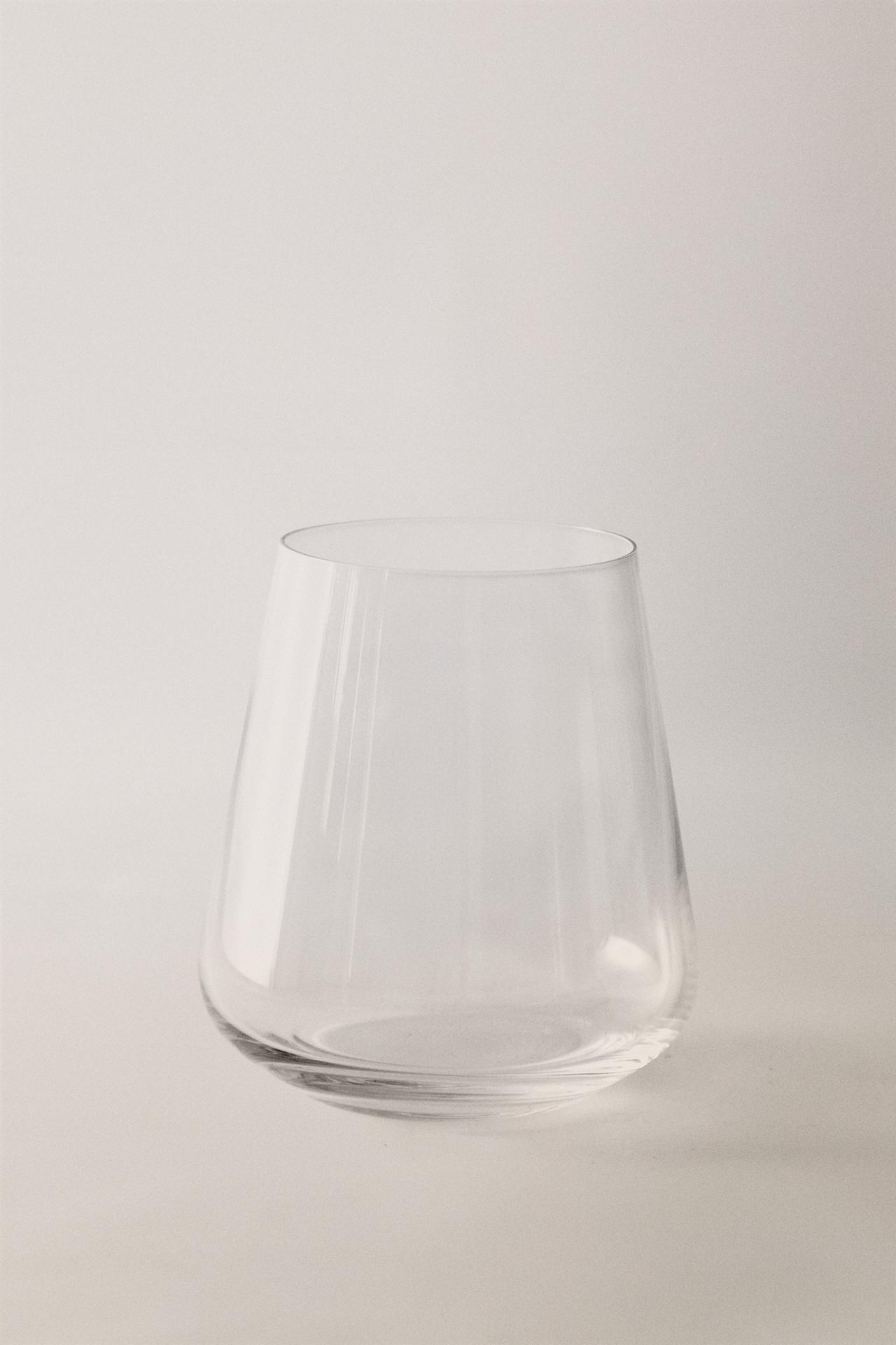 BOHEMIA CRYSTAL TUMBLER — Transparent