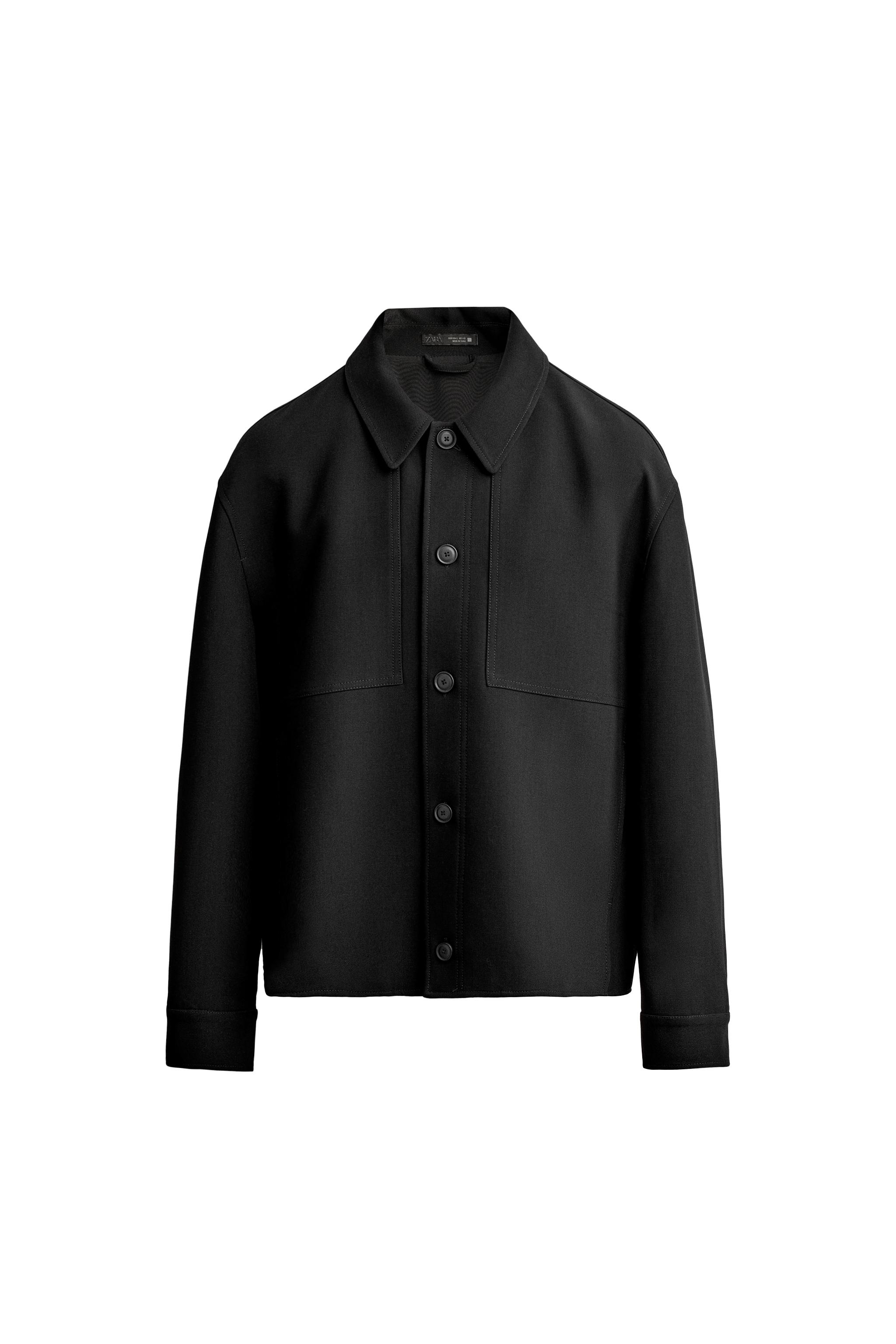 ボクシーフィットシャツジャケット - ゴールデンブラウン | ZARA Japan