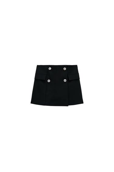BUTTONED SKORT