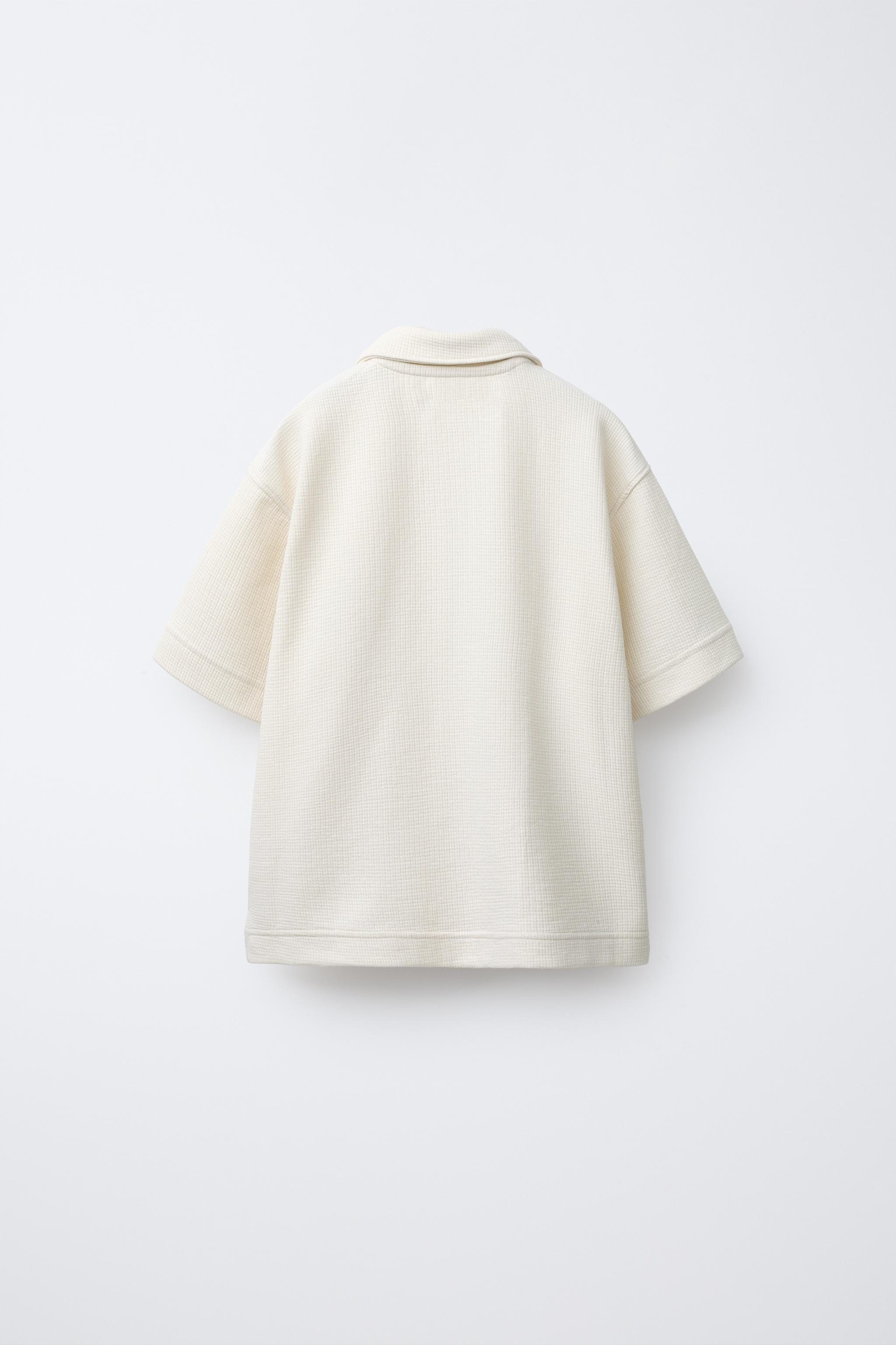 TEXTURED KNIT SHIRT