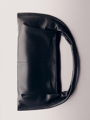 Zara Nappa leather handbag - Black
