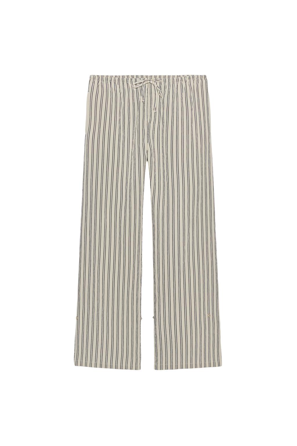 ZW COLLECTION STRIPED STRAIGHT-LEG PANTS - image 3