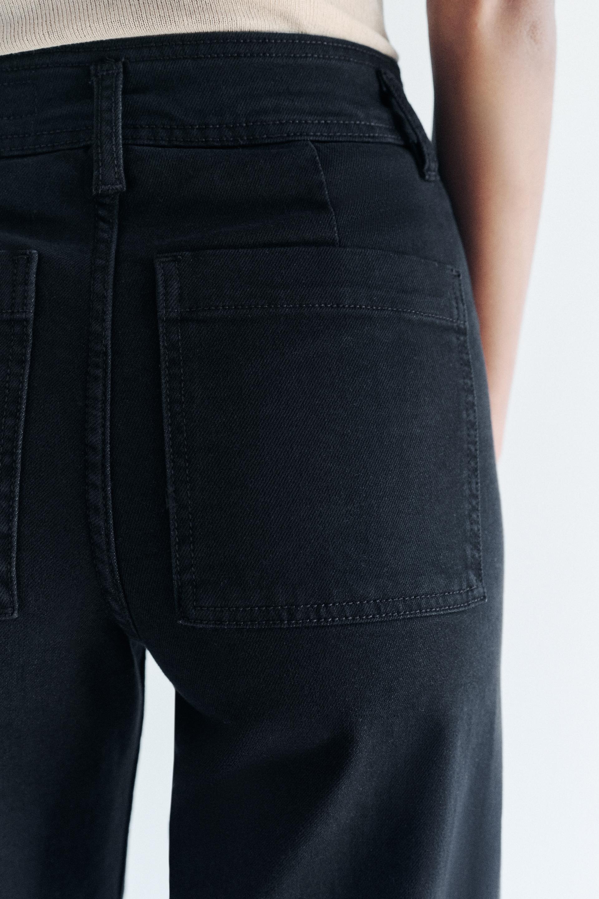 ZARA ZW カーゴ HIGH-WAIST デニムパンツ 40 ZARA ZW カーゴ HIGH-WAIST デニムパンツ 40 パンツ - パンツ