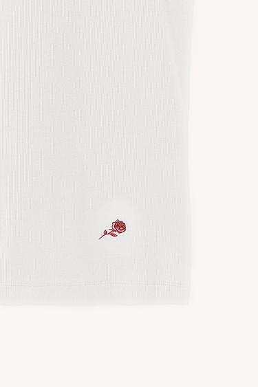 CAMISETA TANK RIB WILLY CHAVARRIA X ZARA - Blanco de Zara